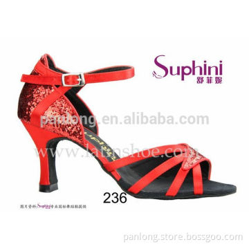 Passion Sexy Red Salsa Dance Shoe for Women 236